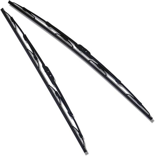 Image of Auto Hub Car Wiper Blade Metal Type Compatible with Kia Seltos (Model : 2026-Till Date) -Size D-24,P-20
