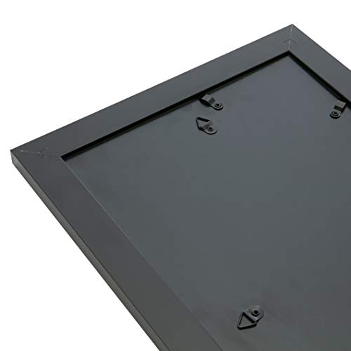 Kiera Grace Matted Classic Langford Picture Frame, 8" X 14", Black #TOP3