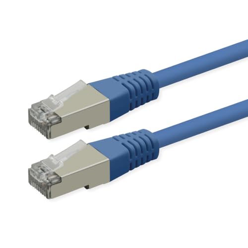 ROLINE Patch Cable Cat.6 (Class E) PoE S/FTP (PiMF) Blue 3m