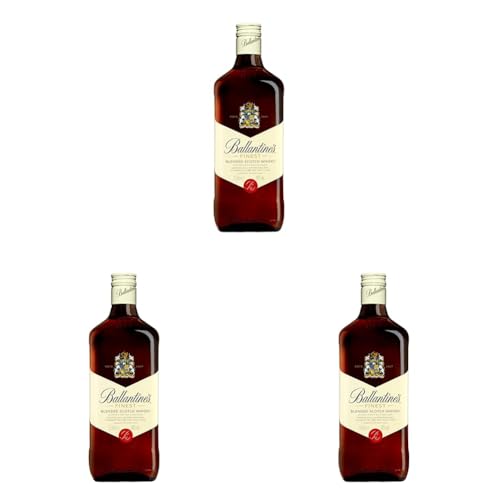 Ballantine's Finest Whisky Escocés de Mezcla, 1.5L (Paquete de 3)