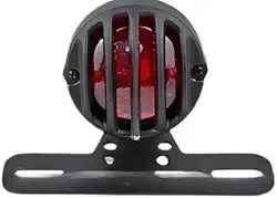 Lanterna Traseira Suporte Custom Moto Universal Placa De Led