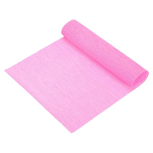 Papier crépon pour emballage fleurs et décoration anniversaire rose