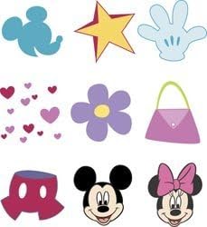 All Night Media Rubber Stamp Tub - Disney Minnie & Mickey