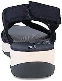Clarks Women's Arla Fern Flat Sandal, Navy Jersey, 6.5 | Image 4