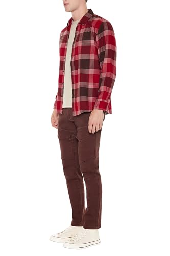 Forever 21 Men's Mid-Rise Skinny Cargo Jeans3