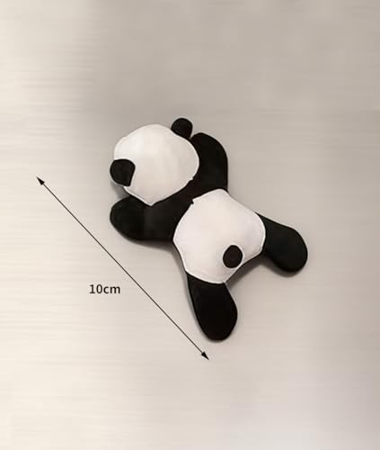Imán decorativo de panda de peluche suave miniatura 4
