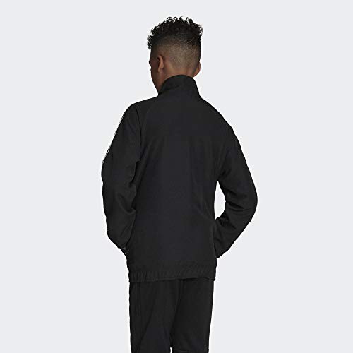 adidas Core 18 Duffle-Coat Veste Mens, Black/White, XS - Image 8