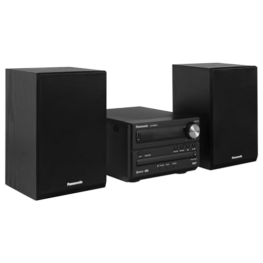 Panasonic SC-PM254EG-K Micro- mit HiFi-System (Bluetooth, DAB+, CD, UKW , 20 W RMS) schwarz