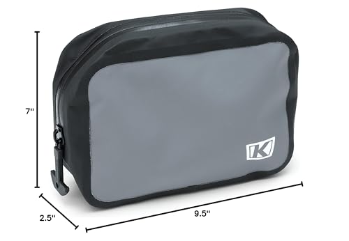Alforja impermeable Kuryakyn 5179 Tørke Large Removable Dry Pouch, color negro, montaje en puntos MOLLE miniatura 6
