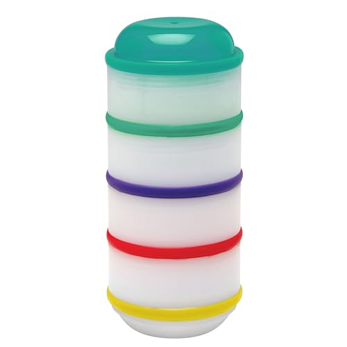 Image of Dr. Brown's Snack-A-Pillar Stackable Snack and Dipping Cups, Travel Food Storage for Toddlers and Babies, BPA Free, 6m+