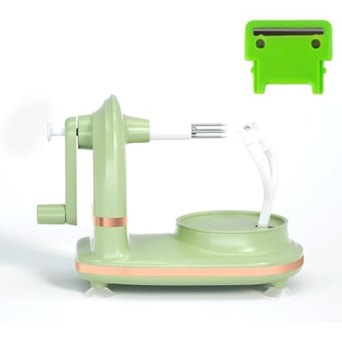 WhiteForest 皮むき器 りんご 梨剥き器 手回し 回転 皮むき器 片手 林檎むき器 果物 皮剥き機 燕三条 アップルピーラー 千切り 林檎皮剥機 替刃付き リンゴ 皮むき器 回転式 皮剥器 りんご皮剥き機 スライス リンゴ皮むき器 厚さ調整皮剥き
