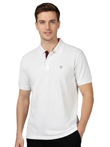 Image of Lux Cozi Men's Cotton Solid Polo Tshirt | Collar Tshirts | Half Sleeves | Stylish & Premium All Day Wear | Pack of 1