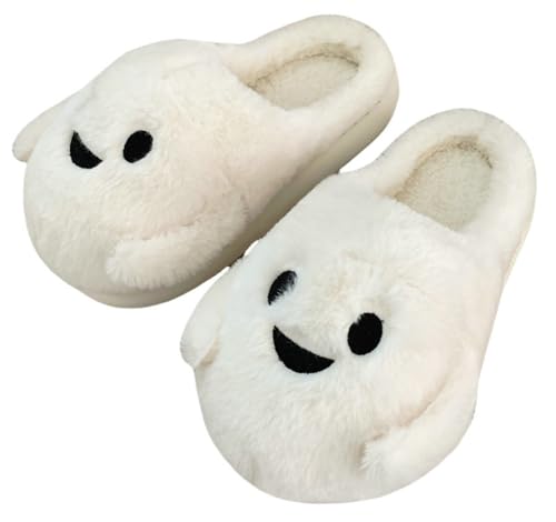 Soft Slippers for Women Comfortable Warm House Slippers with Anti-Skid Rubber Sole Cute Slip on Indoor and Outdoor Shoes