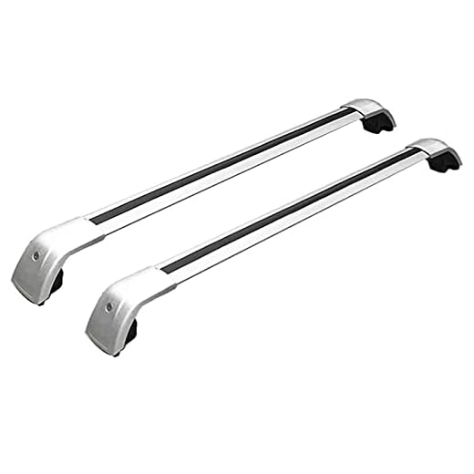 Takräcke Crossbars Aluminiumlegering Passar till Fo-rd Focus IV Estate 2018-2020 Cross Bars Set 2-Piece Cargo Bagage Custom Cargo Carrier Rack Låsbar,Silver