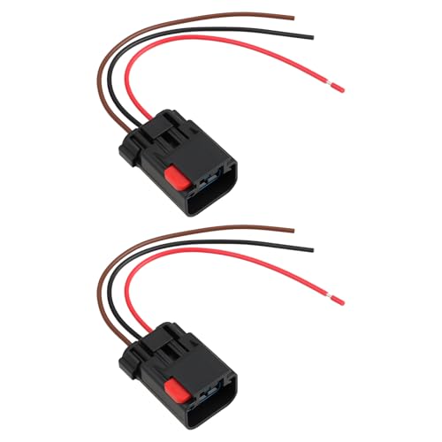 eMagTech 2pcs 3-Pin Car Oil Pressure Sensor Connector Plug 4921517 4358810 Compatible with Cum-mins ISX ISM ISX11.9 ISX15