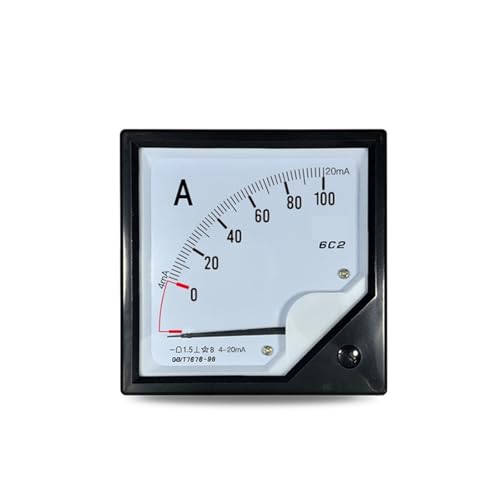Ampèremètre analogique 6C2 entrée 4-20 mA pour le contrôle de fréquence 50Hz