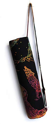 Indian Craft Yoga Mat Carrier Bag w/Shoulder Strap