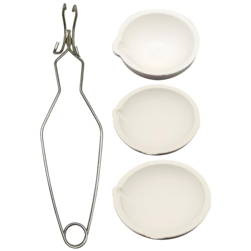 La Mejor Lista de Metales de fundición de esta semana. 37 Crisoles Para Fundir Metal 4 PCS/Juego De Pinzas De Crisol Y 3 Crisoles Kit De Fundición De Metal Resistente Al Calor Cuenco De Crisol De Cerámica Taza Para Kit De Fundición De...
