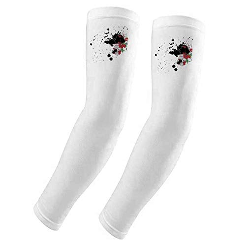 Housse de gants pivoine aquarelle tissu imprimé floral