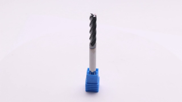 Image of 1 /4 inch 4 Flute Solid Carbide Long Square End Mill, 3 inch OAL, AlTiN Coated | 35 Helix, 1 /4 inch Cutting Dia, 1 /4 inch Shank Dia, 1-1 /8 inch LOC, for Milling Alloy Steel, Carbon Steel, Cast Iron, Copper