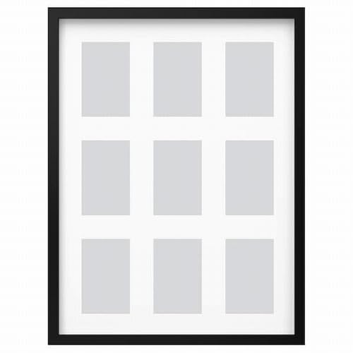Amazon.co.jp: IKEA イケア フレーム 写真9枚用 ブラック 46x61cm