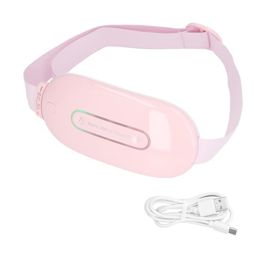 Electric Menstrual Heating Belt Intelligent Massage Waist Belt for Women Pink Large Fast Heating