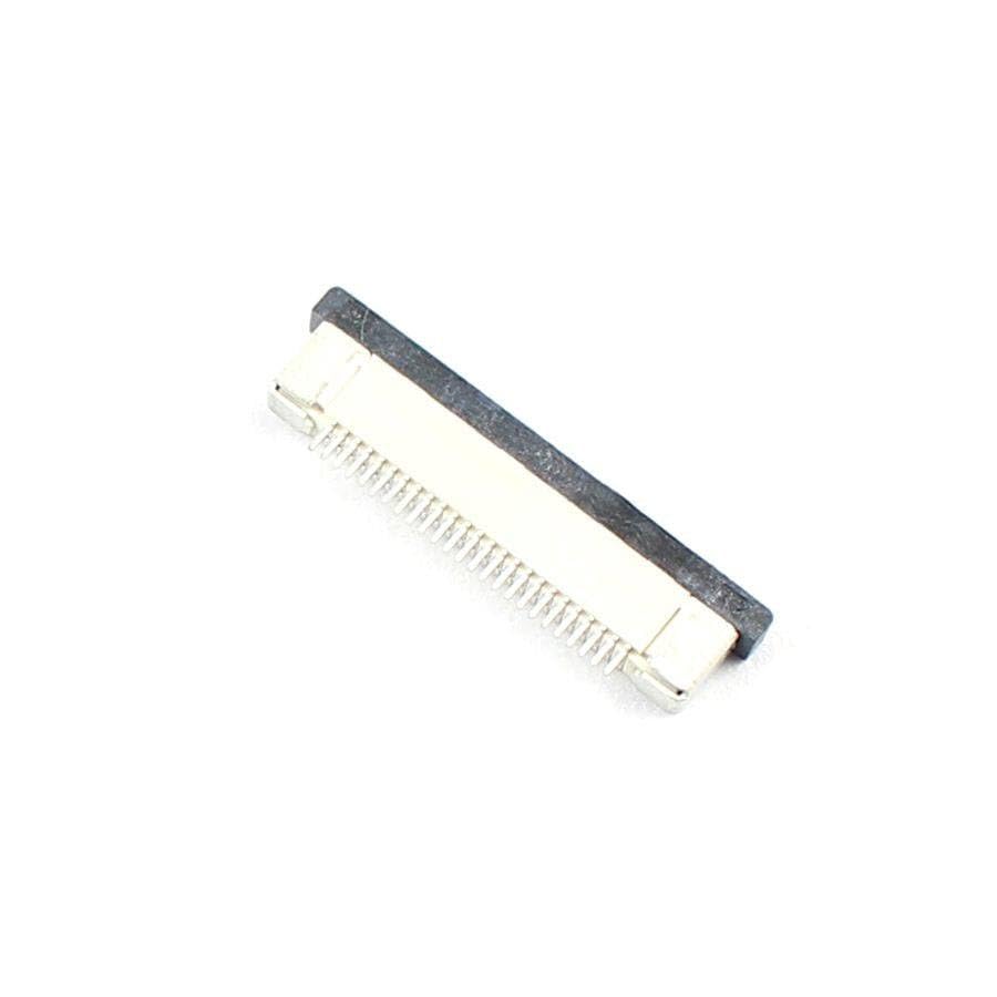 Generic 10 Pcs FPC FFC 0.5mm Pitch 25 Pin Drawer Type Ribbon Flat Connector Top Contact