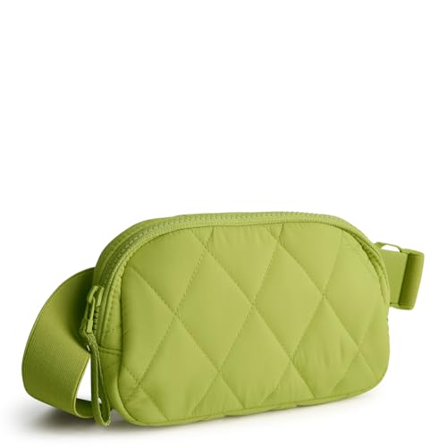 Image of Vera Bradley Women's Featherweight Woodward Small Belt Bag, Spinach Green, One Size