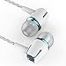 VPB Earbud Headphones with Remote & Microphone, in Ear Earphone Stereo Sound Noise Isolating Tangle Free for iOS and Android Smartphones, Laptops (Mixed Color 4 Pairs)