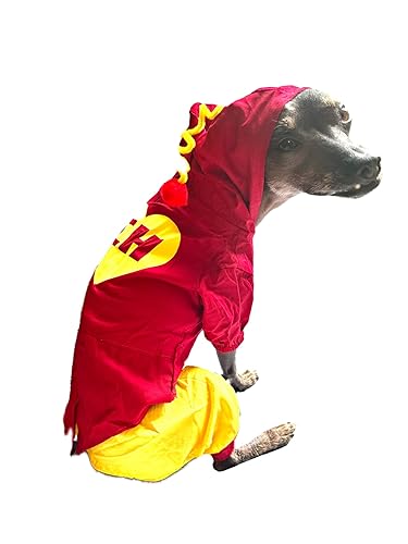 Disfraz El chapulin colorado 3X-Large para perros miniatura 2