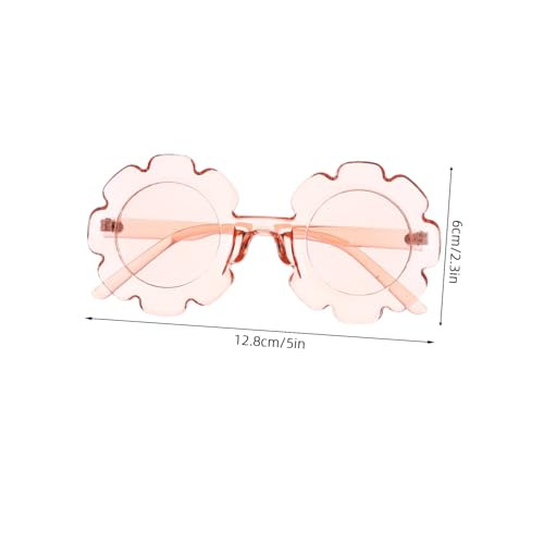 Sunflower Sunglasses for Kids Flexible Frame Design Adorable Flower Style UV Protection for Boys and Girls2