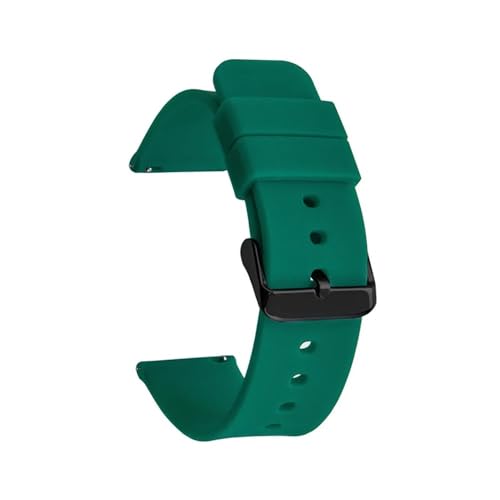 MEVMEVGNLN Fit For Samsung For Galaxy Watch 6 5 4 �Ή��V���R���X�g���b�v�AFit For Huawei GT 2 3 �Ή��N�C�b�N�����[�X���o�[�X�}�[�g�E�H�b�`�o���h(Dark green B,22mm)