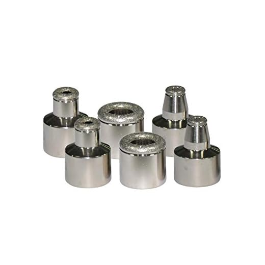 (6 count, 2 of each type) Diamond Microderm Microdermabrasion Replacement Tips, Spa and Home Beauty Skin Care for Exfoliation