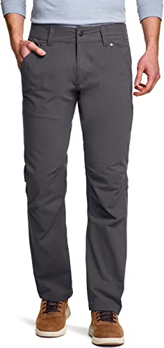 CQR Men's Vent Stretch Pants, Quick Dry Lightweight Casual Cargo Pants, Water Resistant Straight-Fit Utility Work Pants3