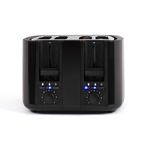 LIVOO Feel good moments - Tostador de pan 4 ranuras DOD167 Negro Cover