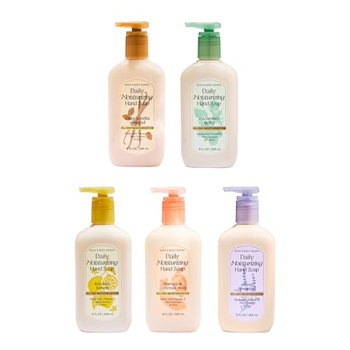 Bath & Body Works Daily Moisturizing Hand Soap, 5 Fragrance Variety Pack - image 1