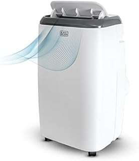 BLACK+DECKER 10,000 BTU Portable Air Conditioner with Remote Control, White