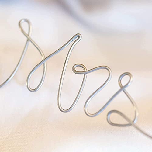 ART IFACT 10 Meters - 16 Gauge (1.6mm) Aluminium Silver Art and Craft Wire for Jewellery Making, Flower Decoration and Floral Arrangement