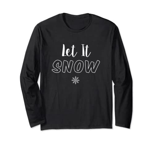Copo de nieve Let It Snow Manga Larga