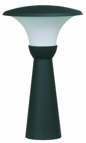 Ranex Nottingham - Poste de jardín, aluminio y plástico, color negro