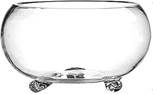 AOBOPOクリアなガラス製容器 グリーン飾り・多肉植物・サボテン用植木鉢兼花瓶 小石入れでおしゃれ装飾 金魚・メダカ・ベタ・えび用水槽 シンプル形で多用途