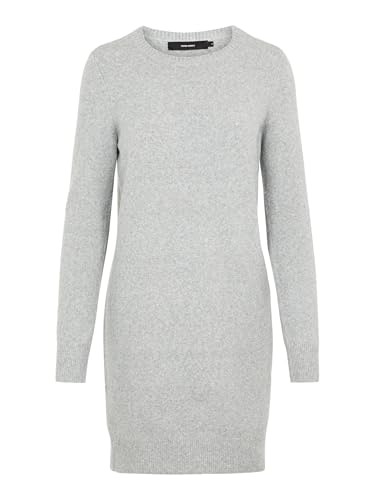 VERO MODA Damen Kleid 10215523 Light Grey...