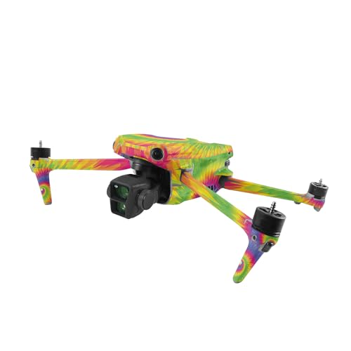 Image of MightySkins Skin Compatible with DJI Air 3 - Vibrant Tie Dye | Protective, Durable, and Unique Vinyl Decal wrap Cover | Easy to Apply, Remove, and Change Styles