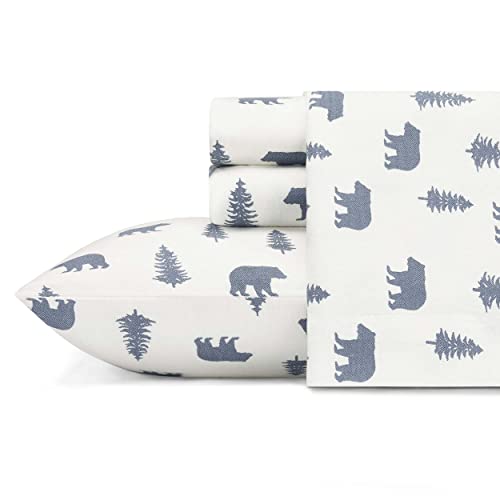 Eddie Bauer Sheet Set 4PC (3pc in Twin Size) Flannel Deep Pockets Crisp - Picture 25 of 201