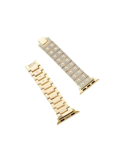 Correa de cadena de joyería para Apple Watch Ultra de 49mm y series SE en acetato de lujo 3