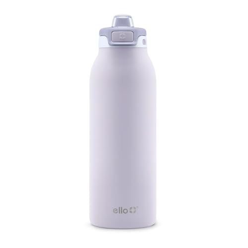 Image of Ello Pop & Fill Insulated Stainless Steel Water Bottle with Quick Fill Lid, Leakproof Locking, Sip or Chug Spout, BPA-Free, Double Wall Vacuum Insulated for Sports, Travel & School- 22oz / 32oz / 40oz