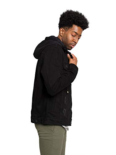 Image of VICTORIOUS Men's Distressed Denim Jacket