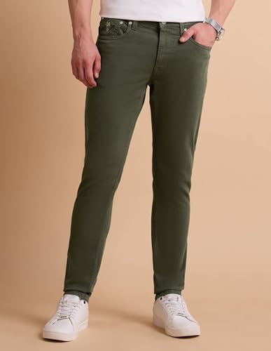 Image of U.S. Polo ASSN. Denim Jeans for Men - Slim Tapered Fit, Mens Jeans for Office & Regular Wear