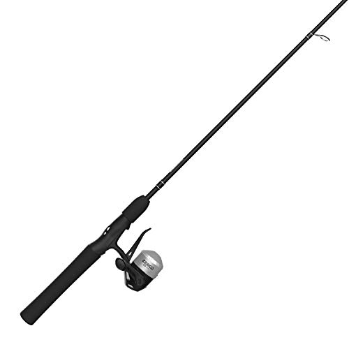 Zebco 33 Micro Trigger Spincast Reel and 2-Piece Fishing Rod Combo, Quickset Anti-Reverse
