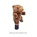 Colaxi Soft Plush Golf Wood Driver Headcover, Brown Bear